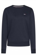 Sweat regular logo brodé Tommy Jeans C87 Twilight Navy DW0DW09227