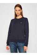 Sweat regular logo brodé Tommy Jeans C87 Twilight Navy DW0DW09227