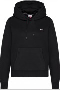 Sweatshirt à capuche en coton Tommy Jeans BDS Black DW0DW09228