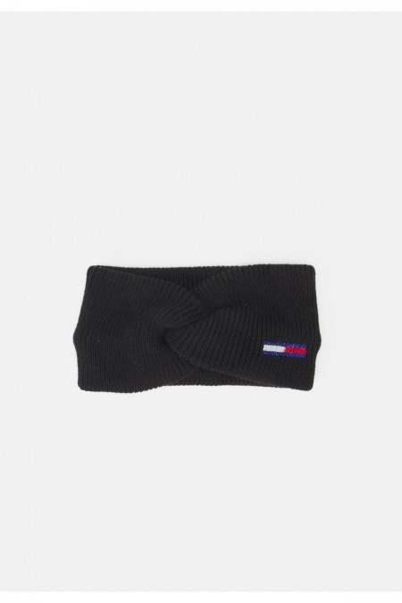 Bandeau en lainage Tommy Jeans BDS Black AW0AW15475