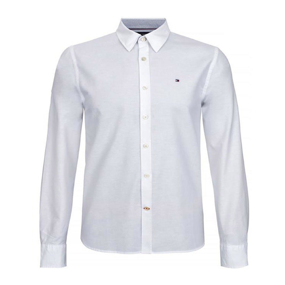 Chemise en lin tommy hilfiger hot sale