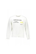 Sweat logo Calvin klein YAF BRIGHT WHITE J30J318173