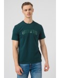 TShirt coton stretch logo printé Guess jeans G8J3 DARK JADE Z4RI00 J1314