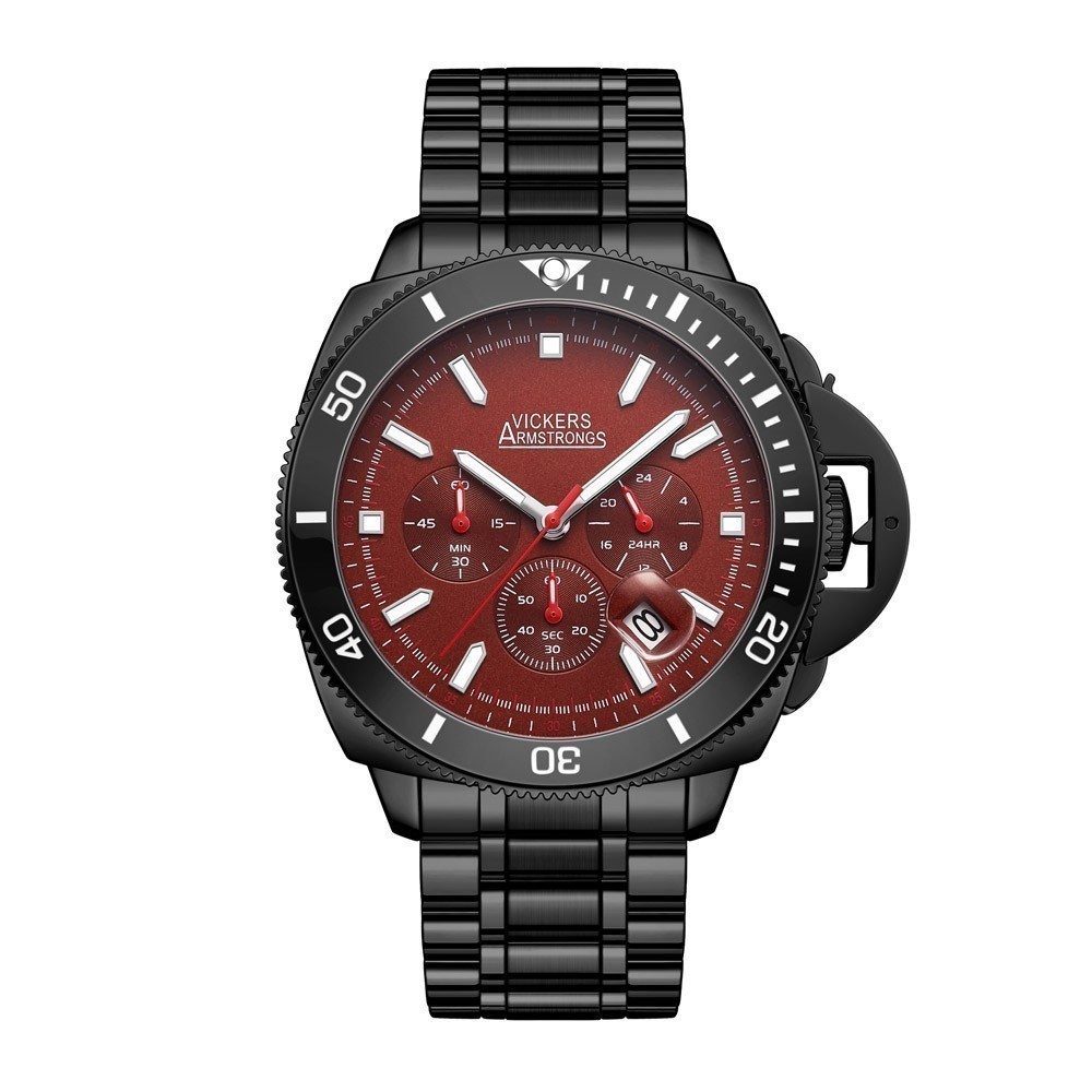 Montre Quartz - VICKERS ARMSTRONGS - Geosphere Black - VA0030