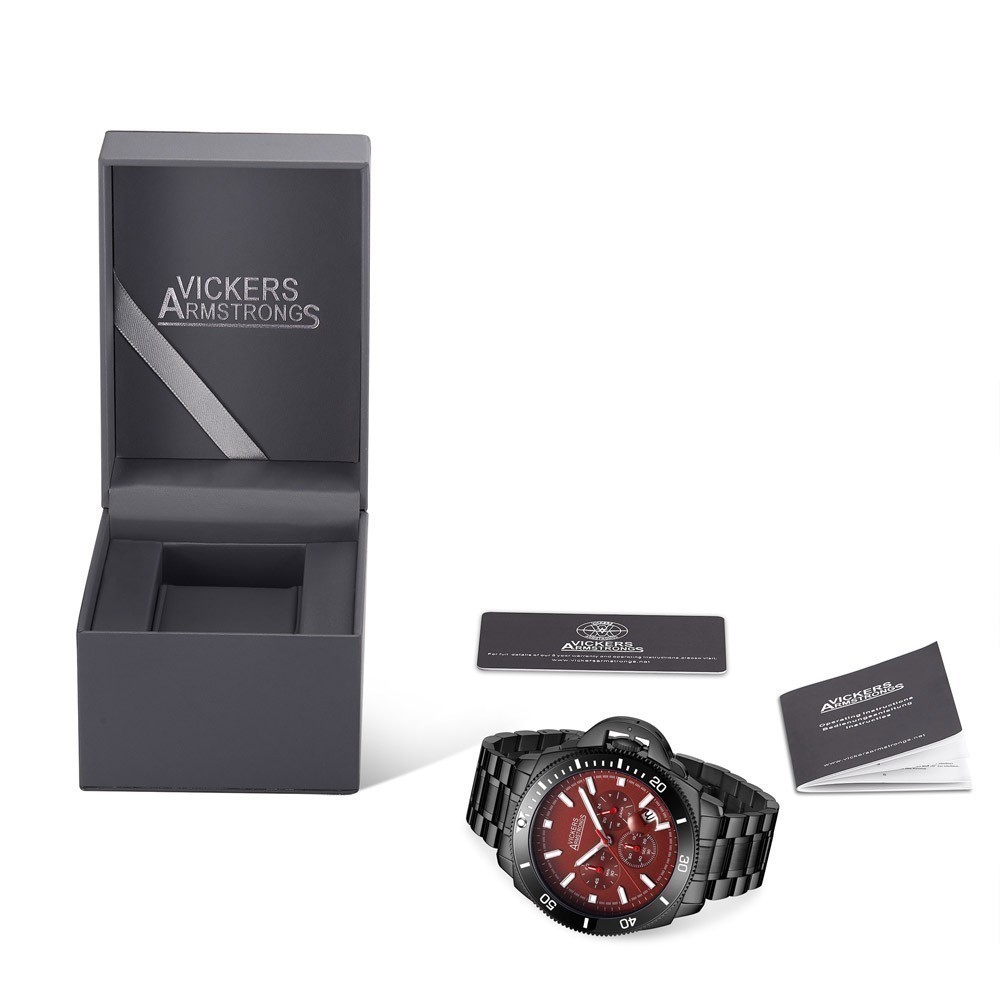 Montre Quartz - VICKERS ARMSTRONGS - Geosphere Black - VA0030