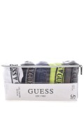 Pack 5 paires chaussettes coton Guess jeans F85U BLK WHT BLUE KIWI GR U94G17 ZZ02T