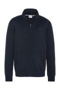 Cardigan zippé avec poches Schott NAVY PLB120