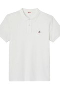 Polo basique coton bio Just over the top 901 BLANC MARBELLA