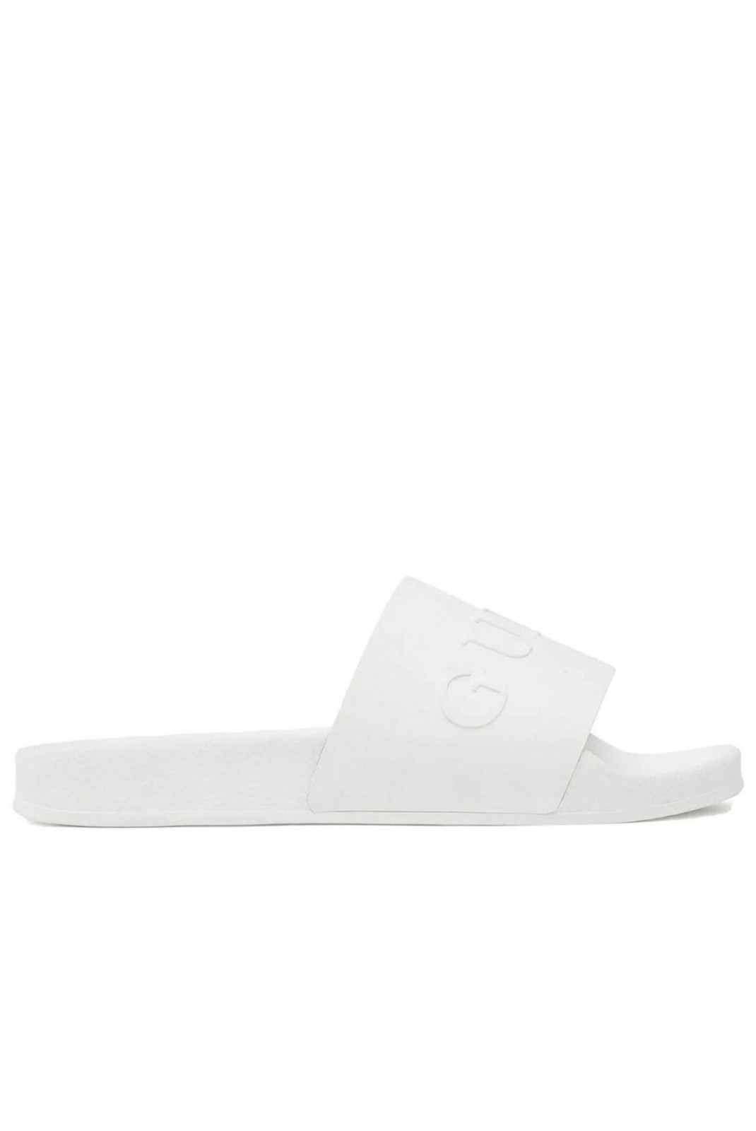 Mules PVC à logo embossé Guess jeans WHITE FM6CLC FAB19