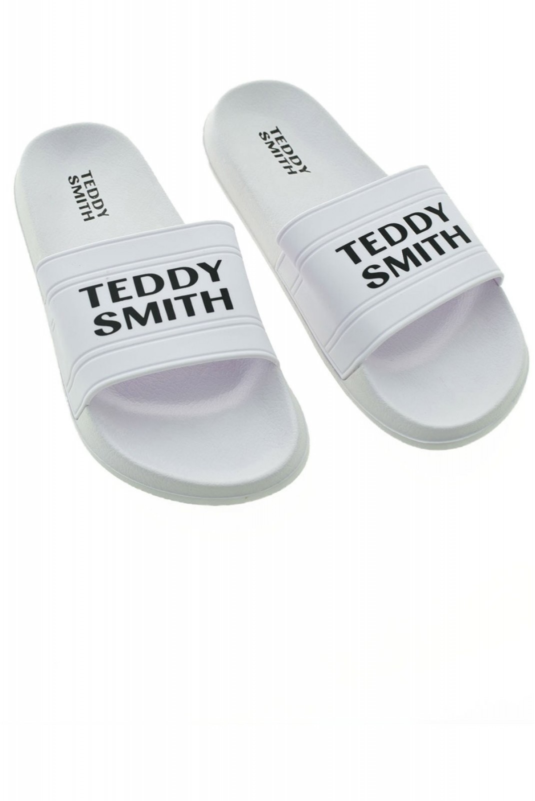 Mules PVC gros logo Teddy smith BLANCO 71744