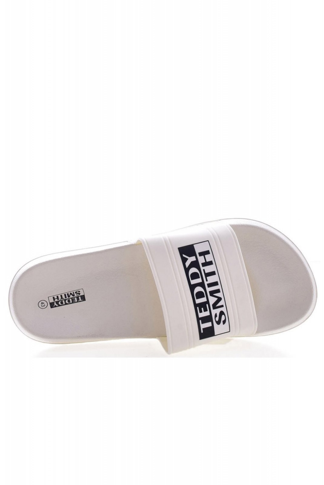 Mules PVC à gros logo Teddy smith WHITE 71457