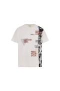 TShirt à logo brodé print photo Guess jeans G018 SALT WHITE M3YI18 K8FQ4