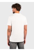 TShirt à logo brodé print photo Guess jeans G018 SALT WHITE M3YI18 K8FQ4