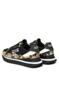 Sneakers print logo Versace Jeans G89 BLACK/GOLD 76YA3SE1 ZS658