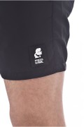 Short de bain à petit logo patché Karl lagerfeld BLACK KL21MBM01