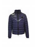 Doudoune ajustée satinée Plein Sport 85 Navy UPPS23Q