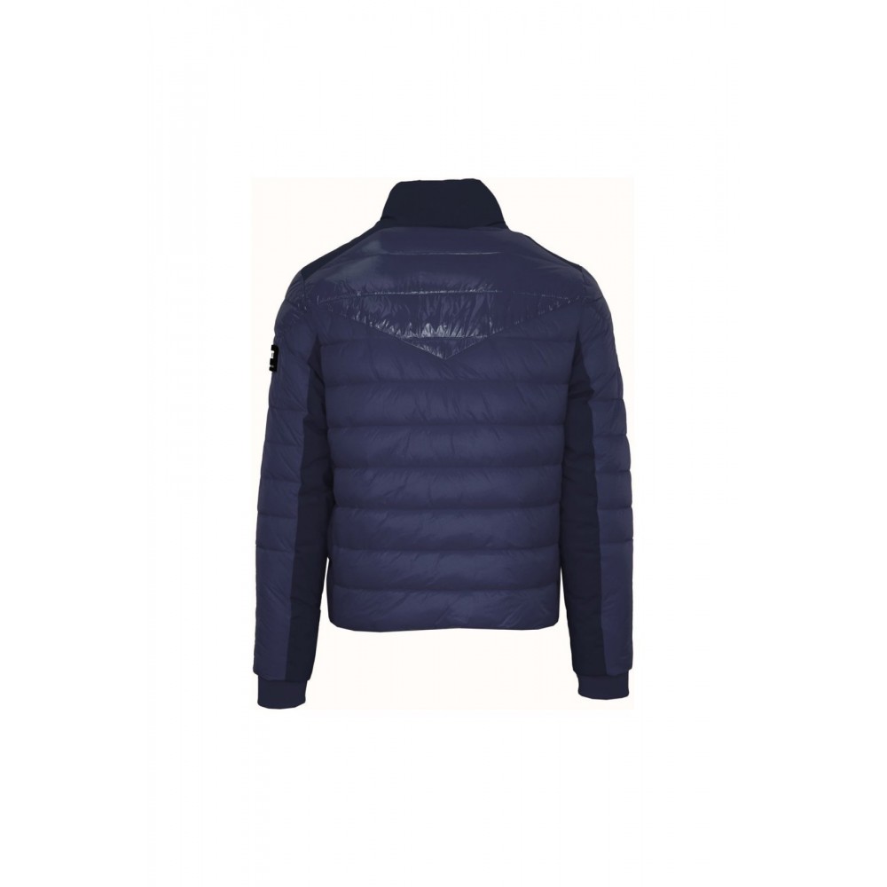 Doudoune ajustée satinée Plein Sport 85 Navy UPPS23Q