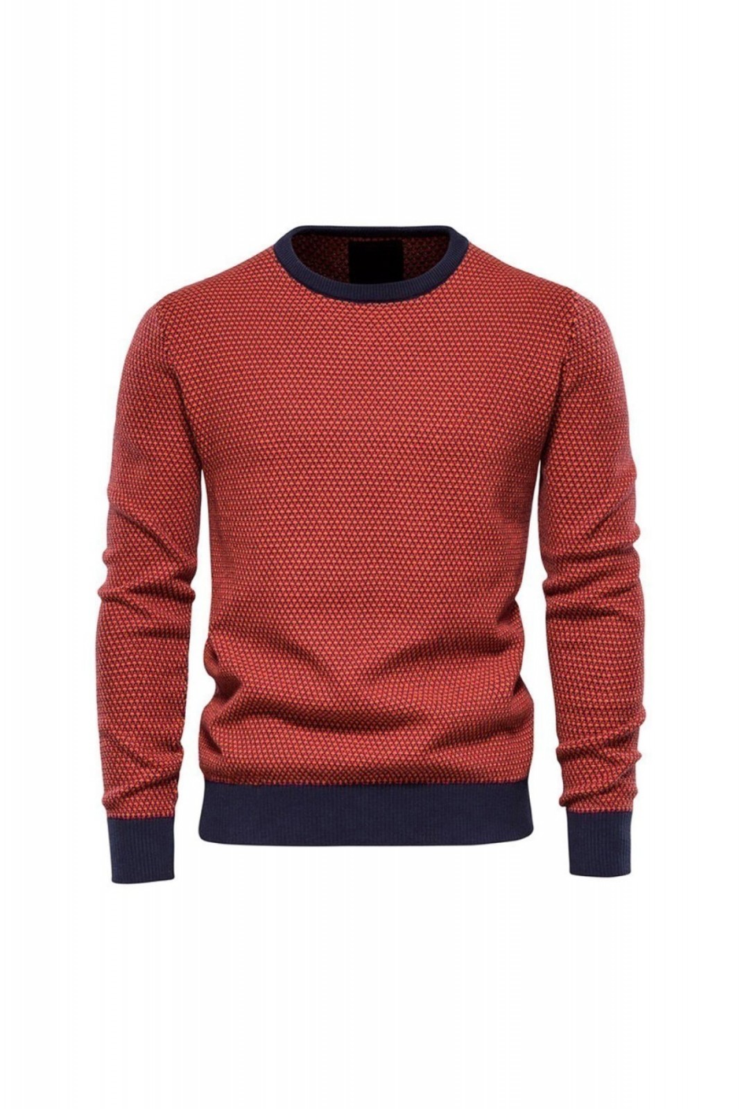 Pullover droit coton stretch Atom ORANGE M226