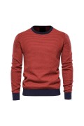 Pullover droit coton stretch Atom ORANGE M226