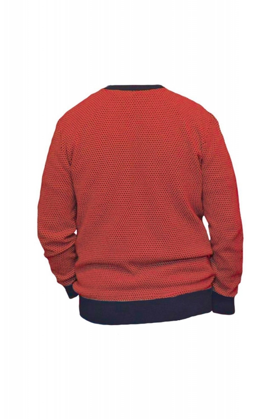 Pullover droit coton stretch Atom ORANGE M226