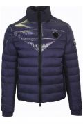 Doudoune ajustée satinée Plein Sport 85 Navy UPPS23Q