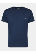 TShirt logo 3D 100%coton Emporio armani 06935 BLU NAVY 211818 4R463