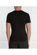 TShirt slim logo brodé Emporio armani 00020 NERO 211818 4R483