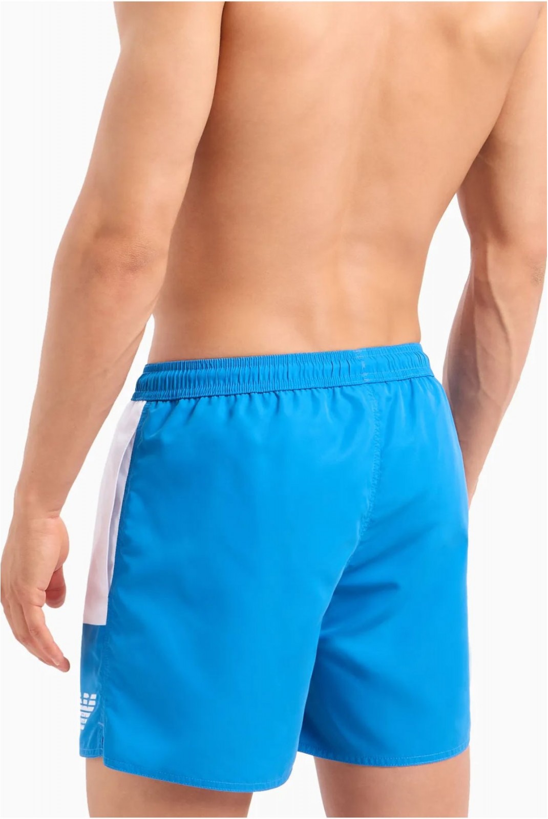 Short de bain gros logo Emporio armani 06833 ROYAL/BIANCO 211740 4R424