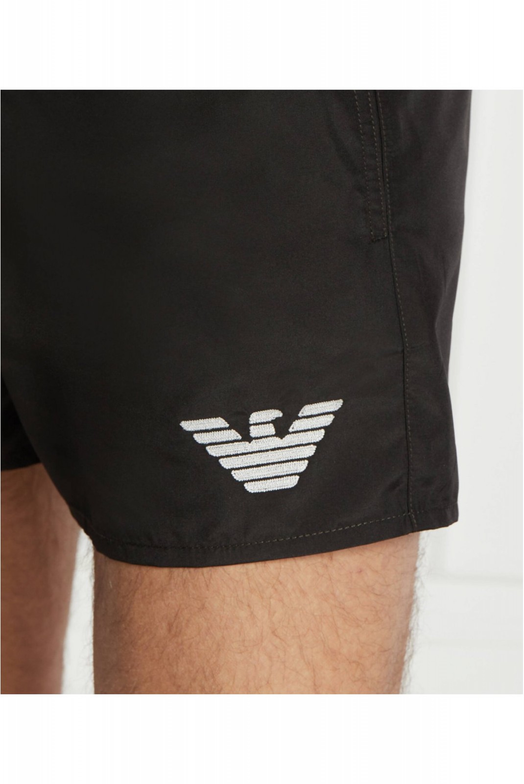 Short de bain logo brodé Emporio armani 00020 NERO 211752 4R438