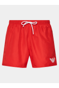 Short de bain logo brodé Emporio armani 00774 ROSSO 211752 4R438