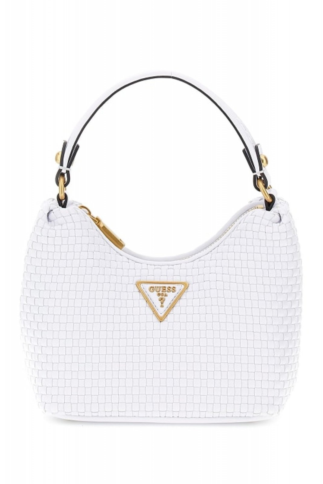 Mini sac cuir PU tressé Etel Guess jeans WHITE HWWG92 19730