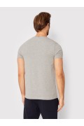 TShirt slim coton stretch Tommy Hilfiger P01 Light Grey Heather MW0MW27539