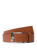 Ceinture cuir New Aly Tommy Hilfiger 257 Dark Tan AM0AM08363