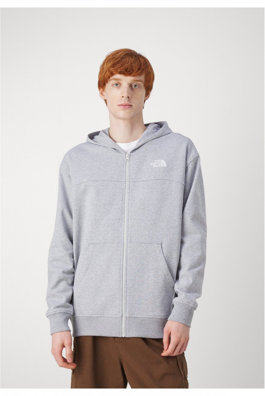 Sweat zippé à capuche Essential The North Face LIGHT GREY HEATHER NF0A87FBDYX1