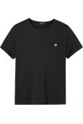 TShirt uni coton bio Just over the top 999 NOIR PIETRO