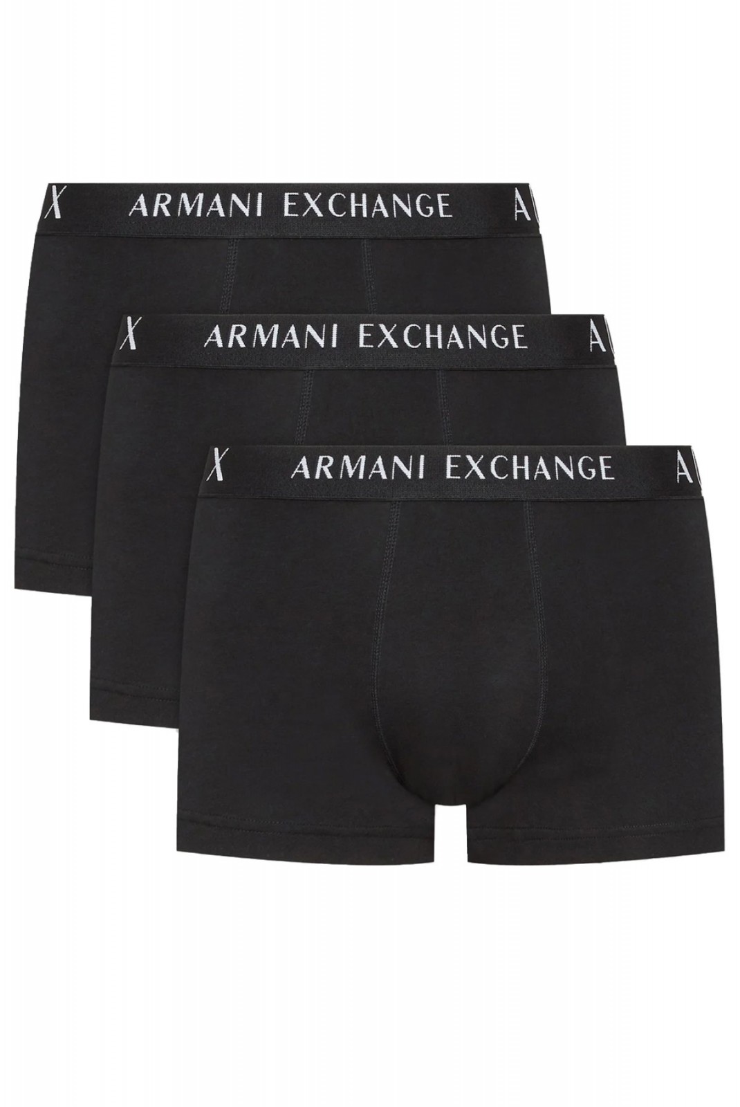 Tripack de 3 boxers stretch Armani exchange 50020 BLACK/BLACK/BLACK 957028 CC282