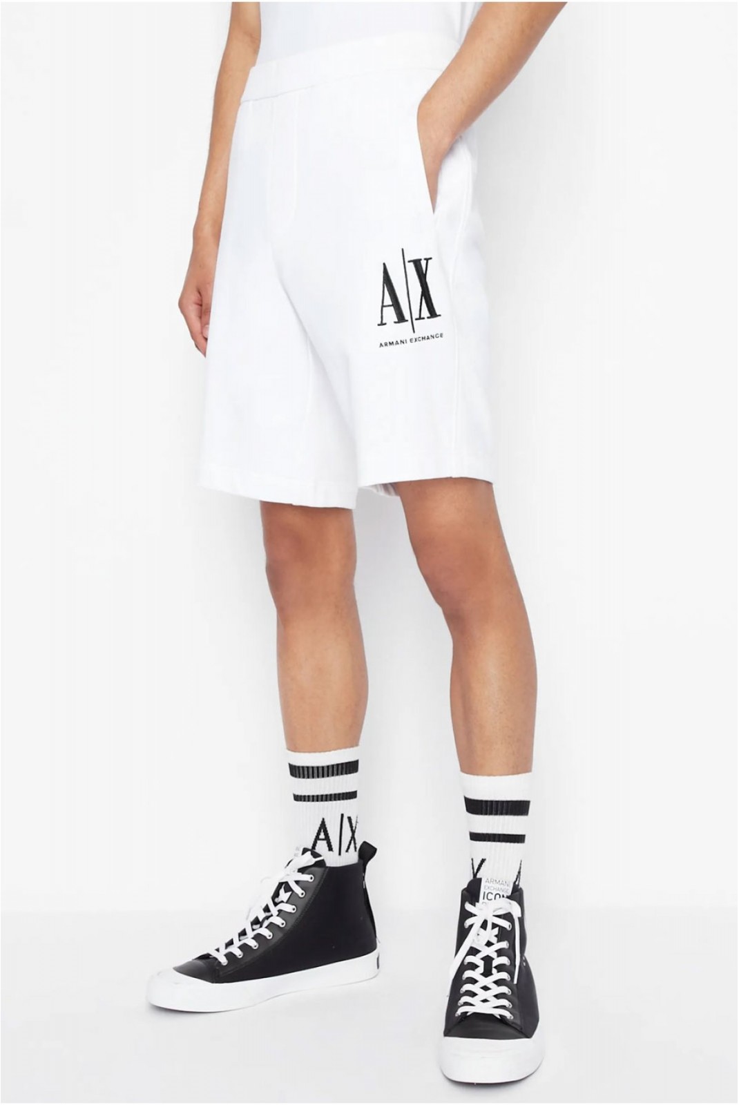 Short sport confort Armani exchange 1100 WHITE 8NZSPA ZJ1ZZ