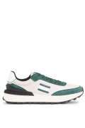 Baskets running bimatière Tommy Jeans CT0 Timeless Teal EM0EM01265