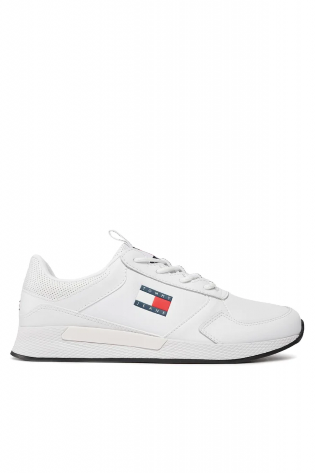 Baskets running en cuir Tommy Jeans YBR White EM0EM01409