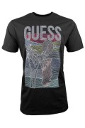 TShirt printé fantaisie Guess jeans JBLK Jet Black A996 M4GI15 I3Z14