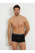 Tripack boxers coton stretch Guess jeans A996 JET BLACK W/ FROST G U97G01 KCD31