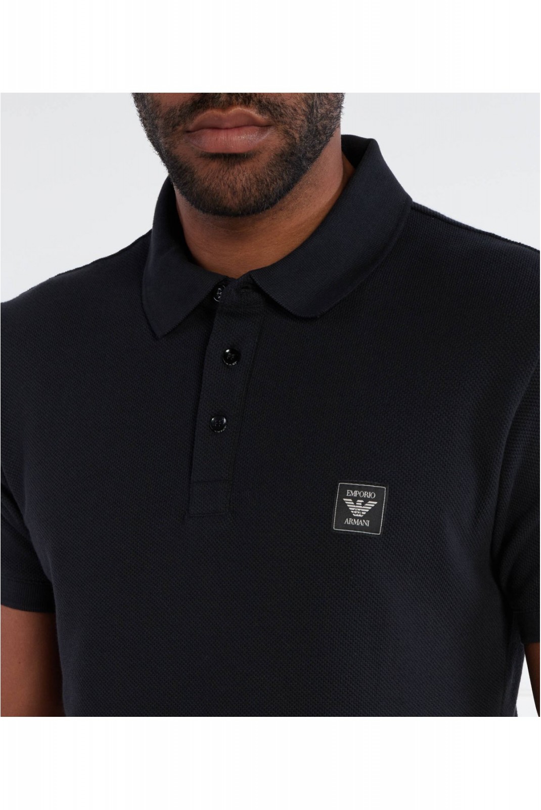 Polo coton regular fit Emporio armani 00020 NERO 211804 4R460