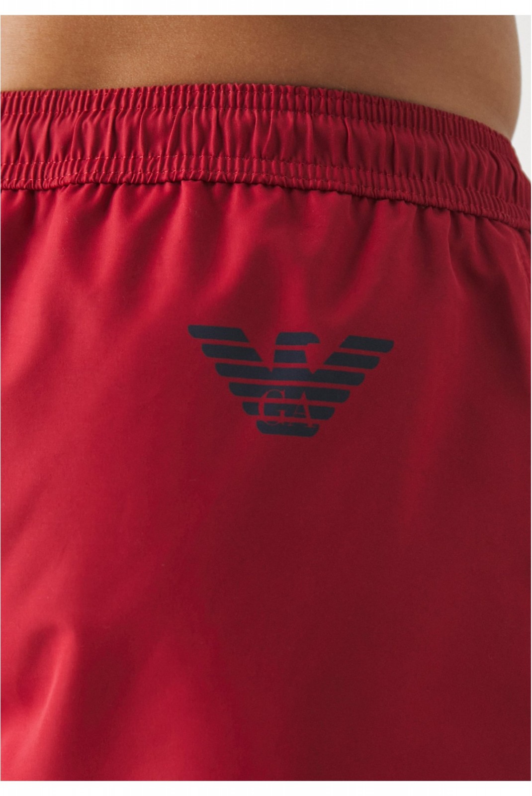 Short de bain gros logo Emporio armani 34674 ROSSO/NAVY 211740 4R424