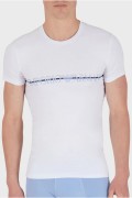 TShirt stretch logo frontal Emporio armani 00010 BIANCO 111035 4R729