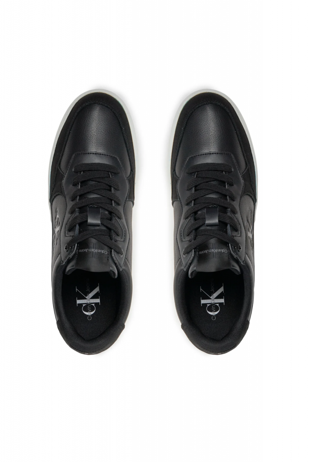 Sneakers cuir Classic Calvin klein 0GK Black/Bright White YM0YM00885