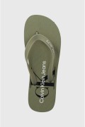 Tongs logo Calvin klein 0II Dusty Olive/Mosstone YM0YM00952