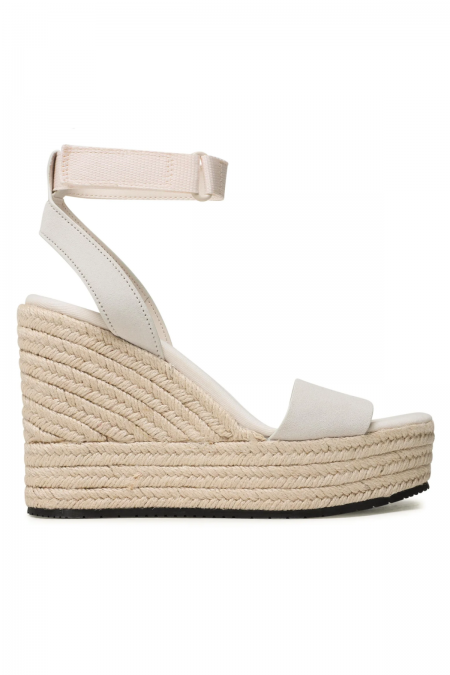 Sandales espadrilles Calvin klein 0F9 Creamy White/Bright White YW0YW01026