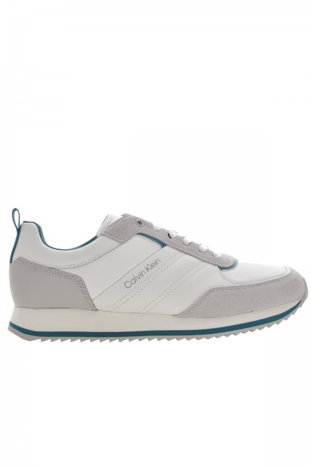 Baskets dessus cuir et textile Calvin klein 0IX Light Grey/Granite Road/Fanfare HM0HM01399