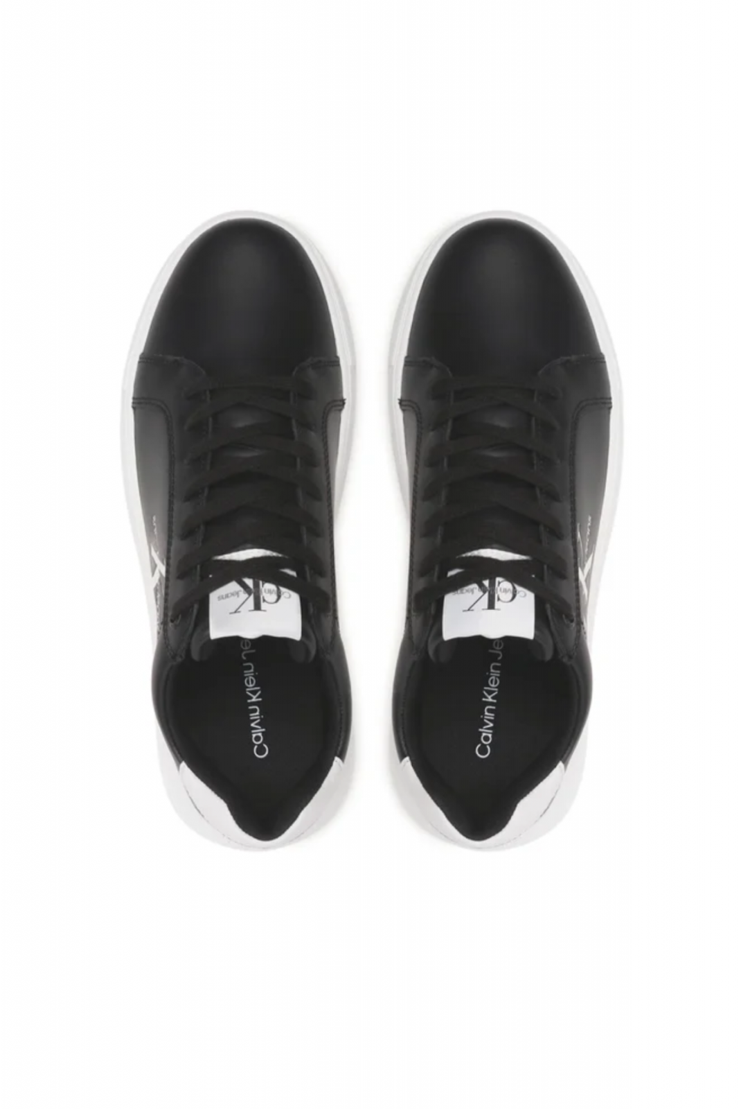 Sneakers basses cuir Calvin klein 0GJ Black/White YM0YM00681