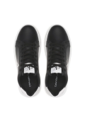 Sneakers basses cuir Calvin klein 0GJ Black/White YM0YM00681